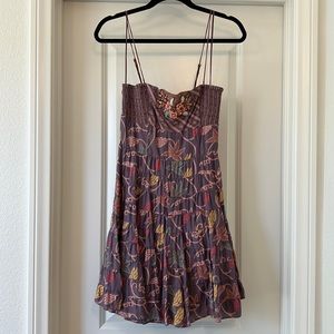Free People floral boho baby doll dress